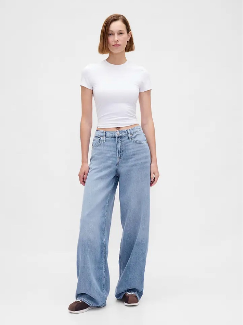 NWOT GAP ULTRASOFT BAGGY JEANS - CURVY